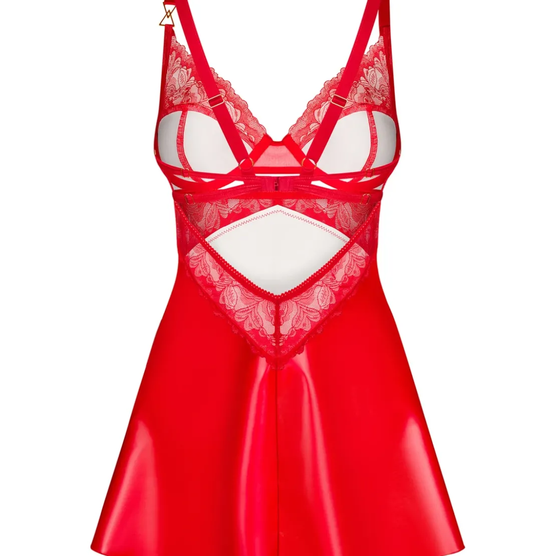 ObsessiveAliosa nuisette et string Rouge - Aliosa