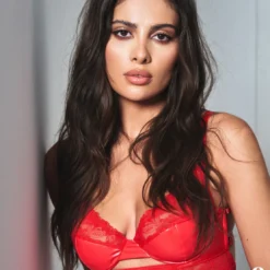 ObsessiveAliosa nuisette et string Rouge - Aliosa