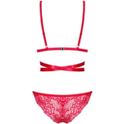 ObsessiveEnsemble 2P Soutien-gorge et String - Rouge- LOVLEA