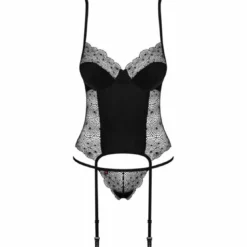 ObsessiveGuêpière Obsessive noire- Sharlotte