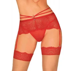ObsessivePorte-jarretelles - Rouge Obsessive- Loventy