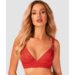 ObsessiveSoutien-gorge Belovya XS/S - Rouge Obsessive- SEXY