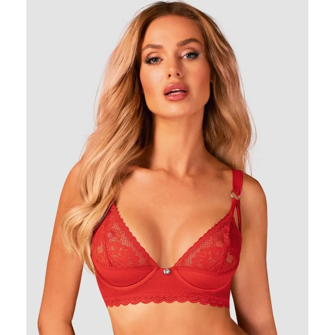 ObsessiveSoutien-gorge Belovya XS/S - Rouge Obsessive- SEXY