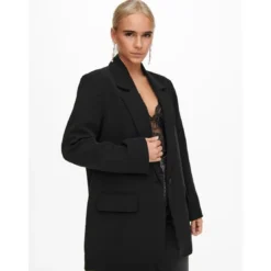 OnlyBlazer classique Revers à encoche noir