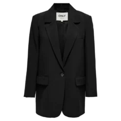 OnlyBlazer classique Revers à encoche noir