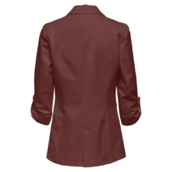 OnlyBlazer regular fit col à revers marron clair Julia