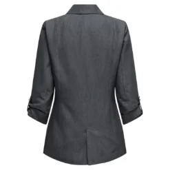 OnlyBlazer regular fit col à revers gris moyen Pey
