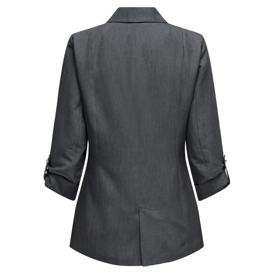 OnlyBlazer regular fit col à revers gris moyen Pey
