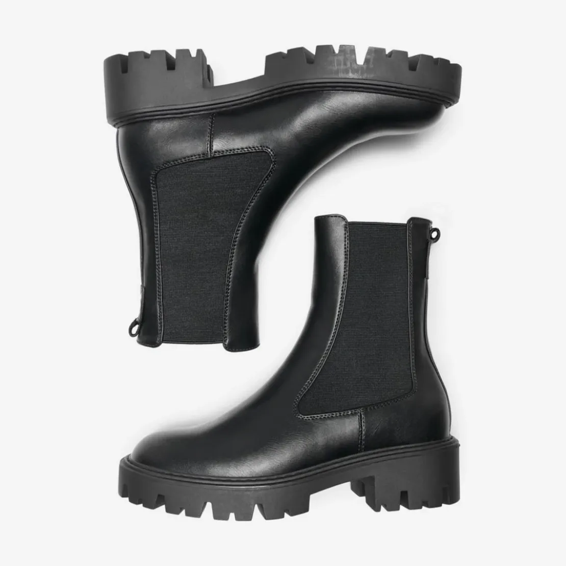 OnlyBottes femme Bout en amande noir Demi