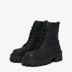 OnlyBottes femme Haut Bout rond noir