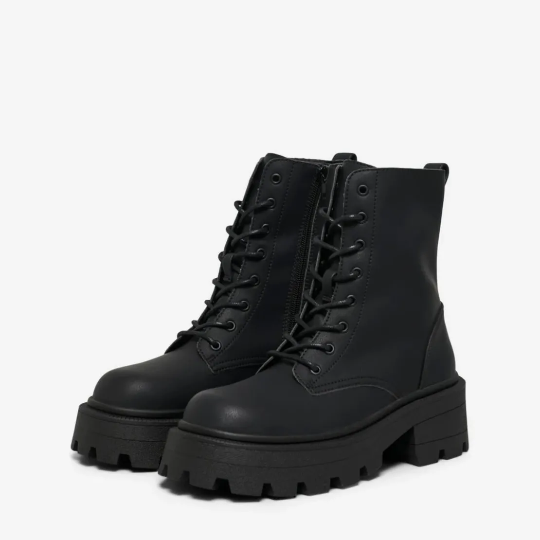 OnlyBottes femme Haut Bout rond noir