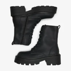 OnlyBottes femme Haut Bout rond noir