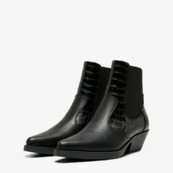 OnlyBottes femme Hauteur cheville noir
