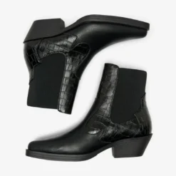 OnlyBottes femme Hauteur cheville noir