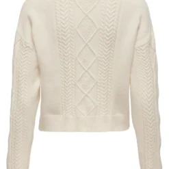 OnlyCardigan Onlfias à noeud - Blanc cassé en viscose Eva