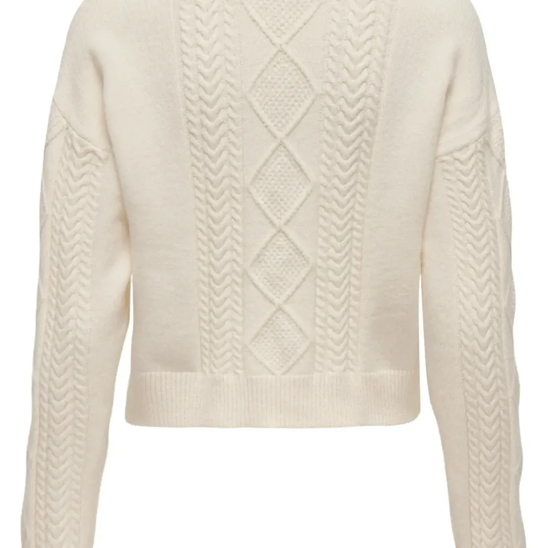 OnlyCardigan Onlfias à noeud - Blanc cassé en viscose Eva