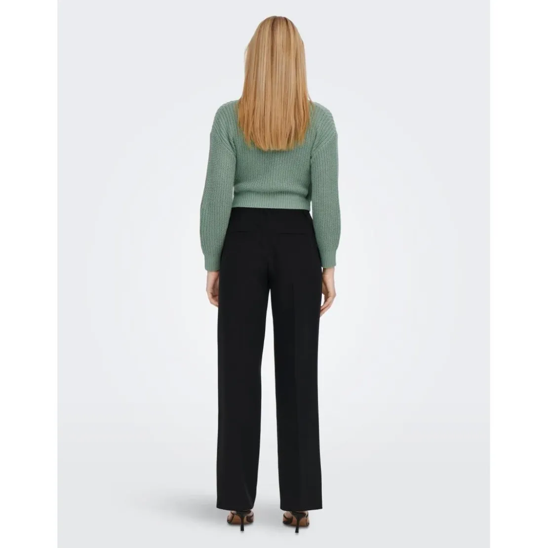 OnlyCardigans en maille Col en V Manches longues Cache-cœur Longueur regular vert Julia