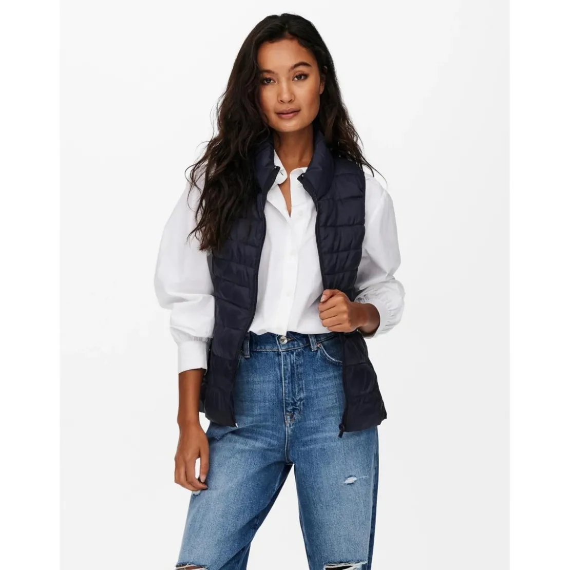 OnlyGilet anti-froid bleu