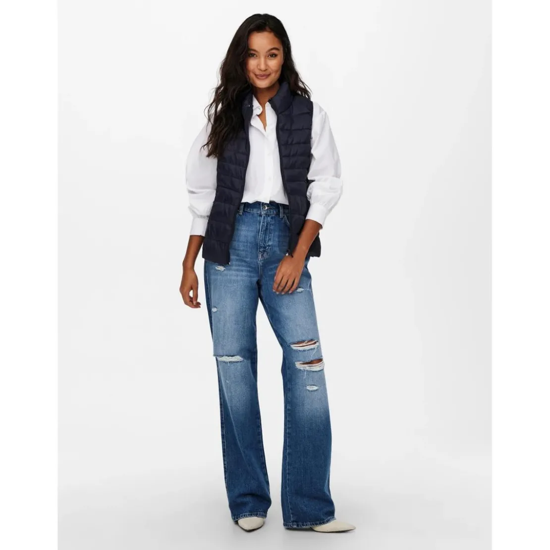OnlyGilet anti-froid bleu