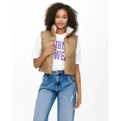 OnlyGilet anti-froid marron