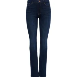OnlyJean flared bleu en coton Sofia