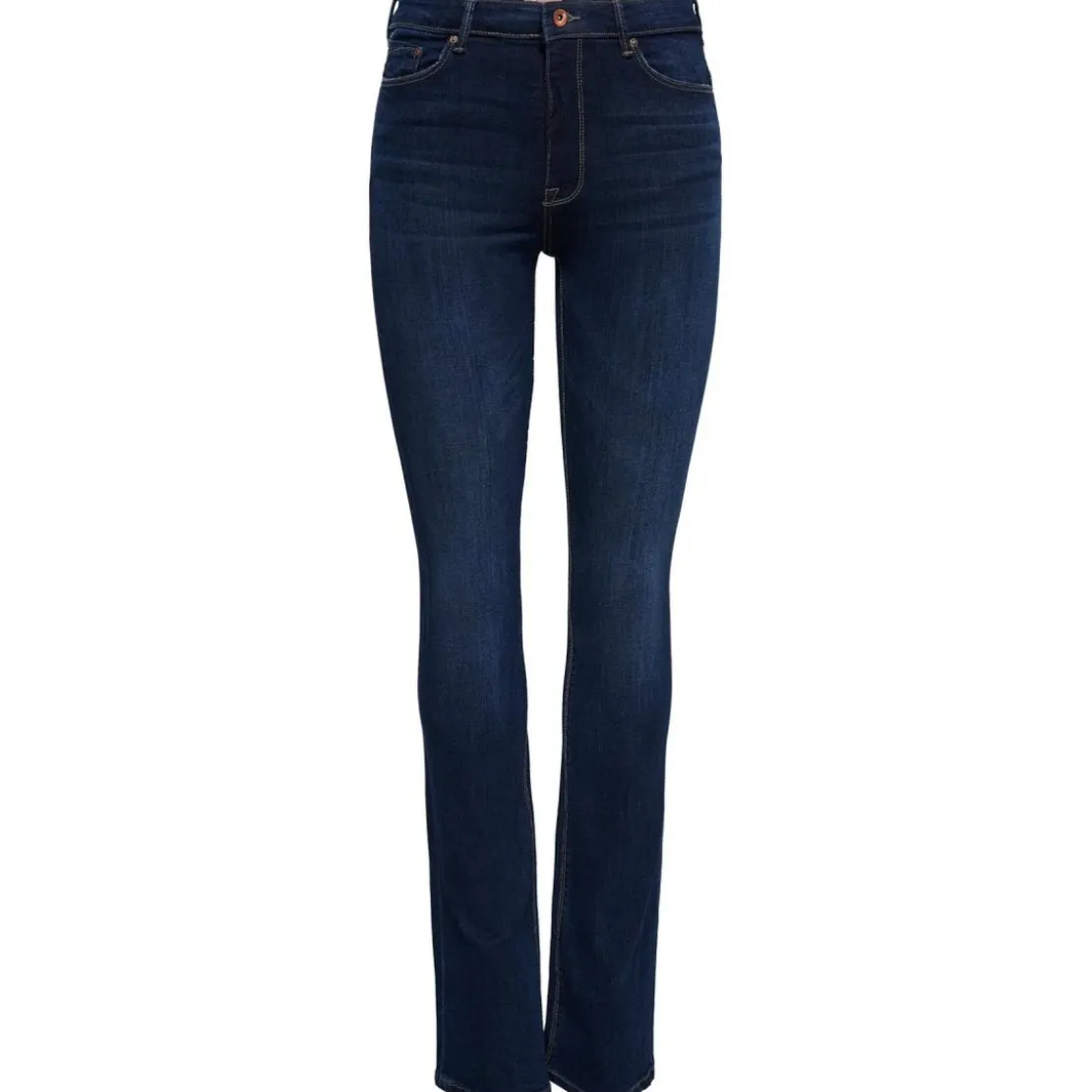 OnlyJean flared bleu en coton Sofia
