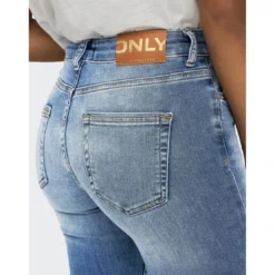 OnlyJean flared bleu en coton Lia