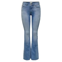 OnlyJean flared bleu en coton Lia
