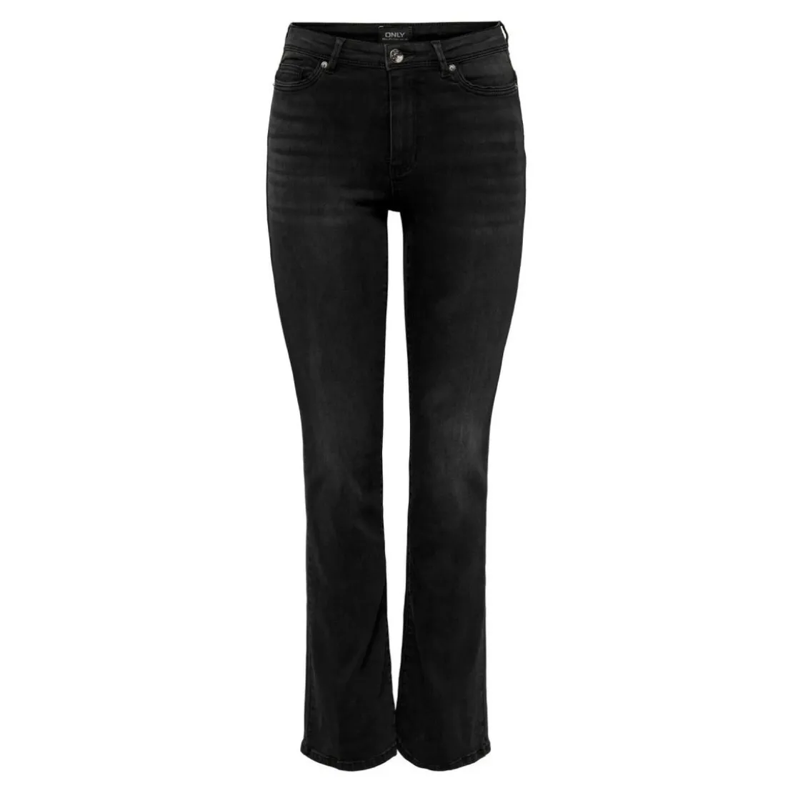 OnlyJean flared noir en coton Ria