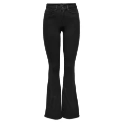 OnlyJean flared noir en coton Yule