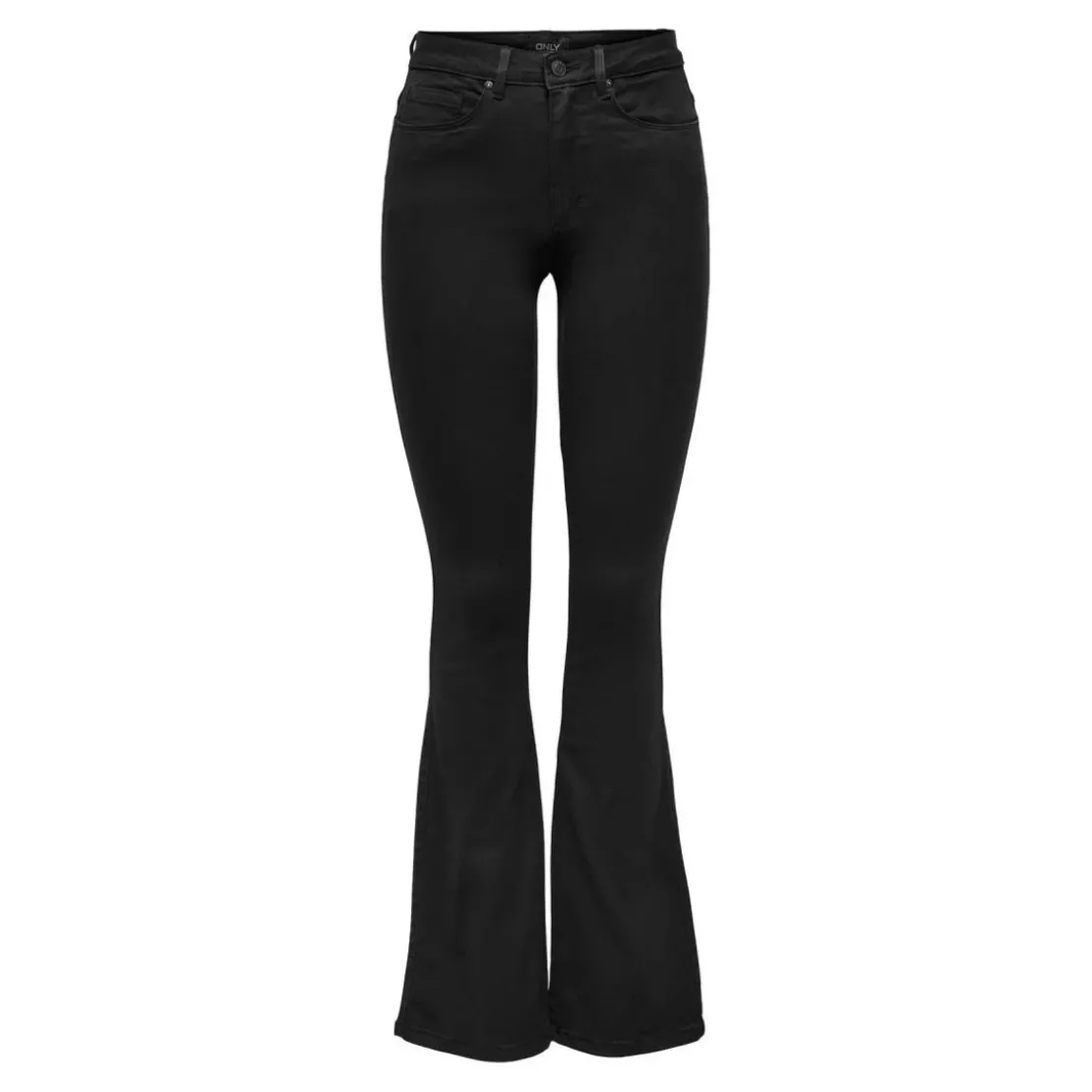 OnlyJean flared noir en coton Yule