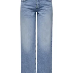 OnlyJean à jambe large Brenda Cro158 bleu en coton Lise