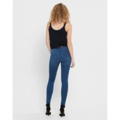OnlyJean seconde peau bleu en coton