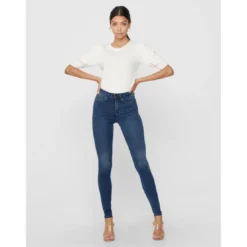 OnlyJean skinny bleu en coton Xena