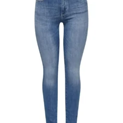 OnlyJean skinny Blush bleu en coton Ula
