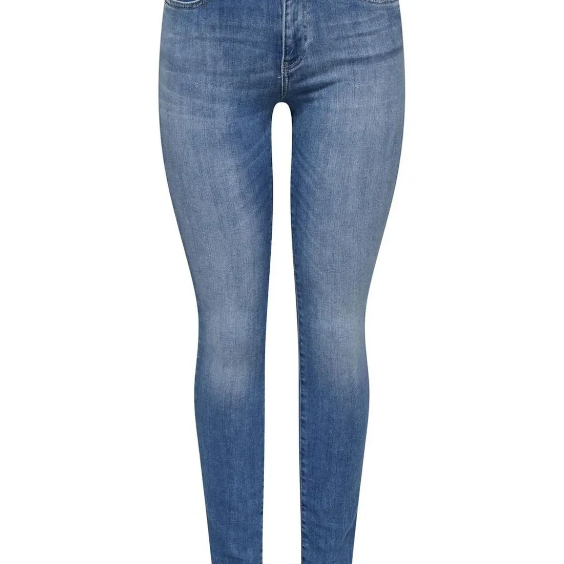 OnlyJean skinny Blush bleu en coton Ula