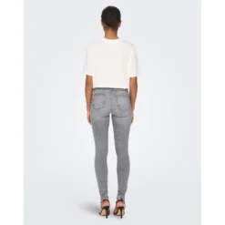 OnlyJean skinny gris en coton Jade