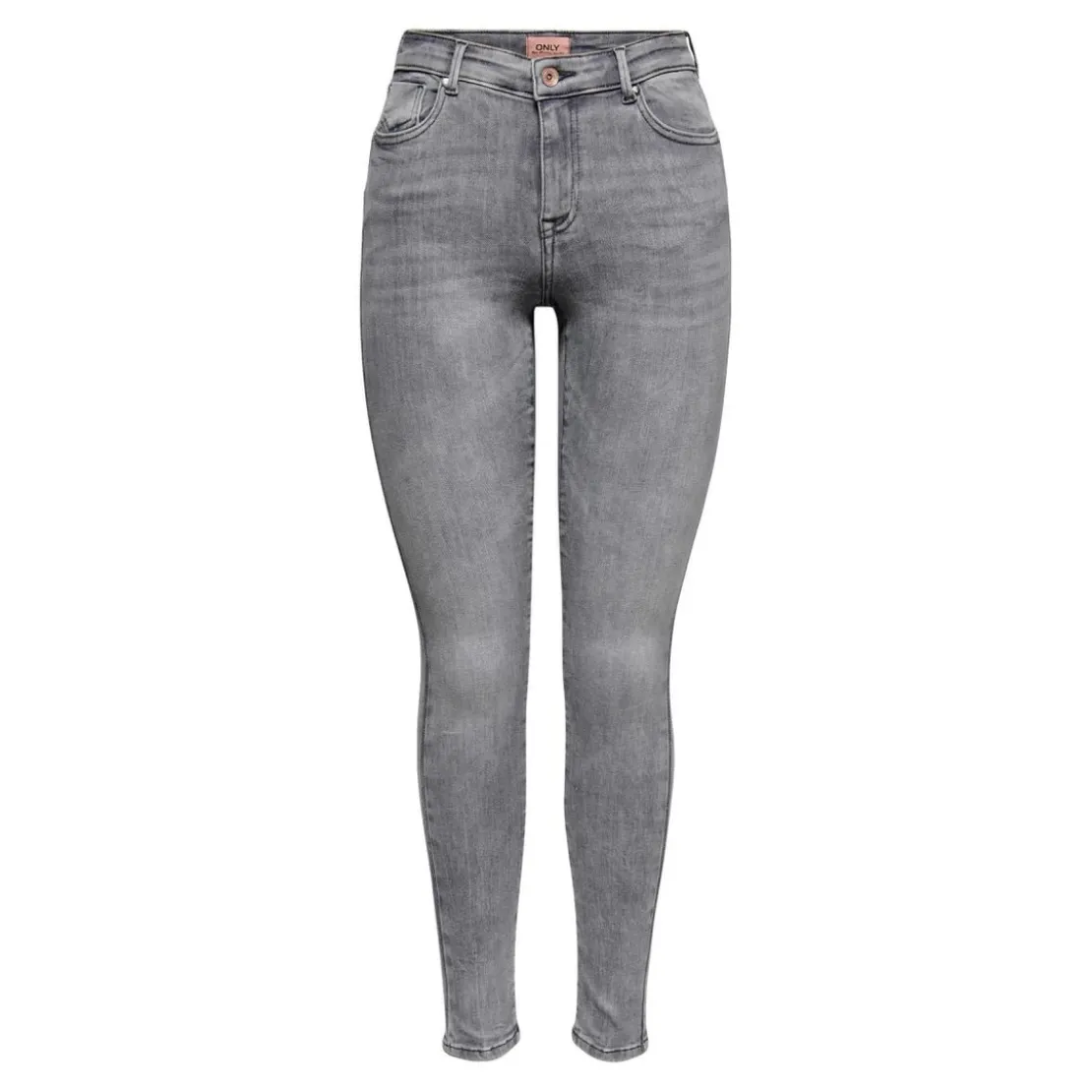 OnlyJean skinny gris en coton Jade