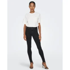 OnlyJean skinny gris en coton Molly
