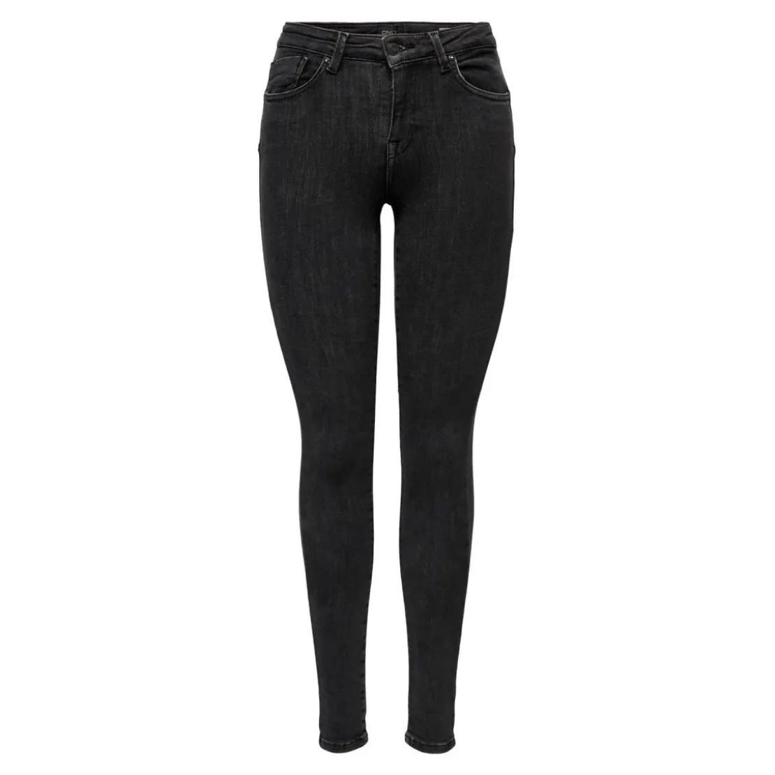 OnlyJean skinny gris en coton Molly