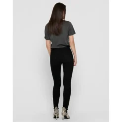 OnlyJean skinny Longueur cheville noir en coton Julia