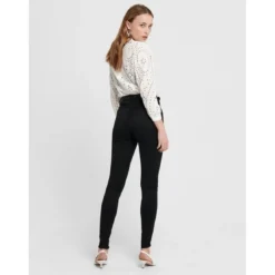OnlyJean skinny noir en coton Anya