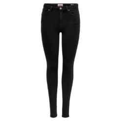 OnlyJean skinny noir en coton Hattie