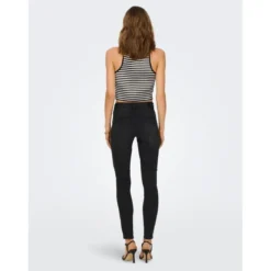 OnlyJean skinny noir en coton Mina