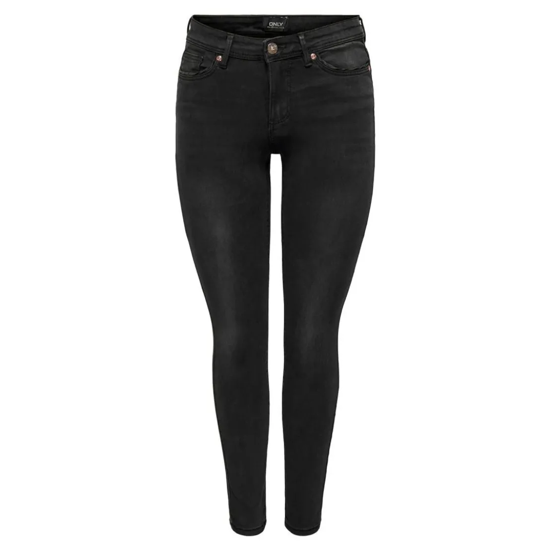 OnlyJean skinny noir en coton Mina