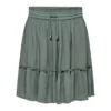 OnlyJupe vert foncé en viscose Clio