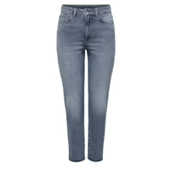 OnlyOnlemily Stretch Hw St Ak Dnm Dot321Noos bleu denim en coton Isa
