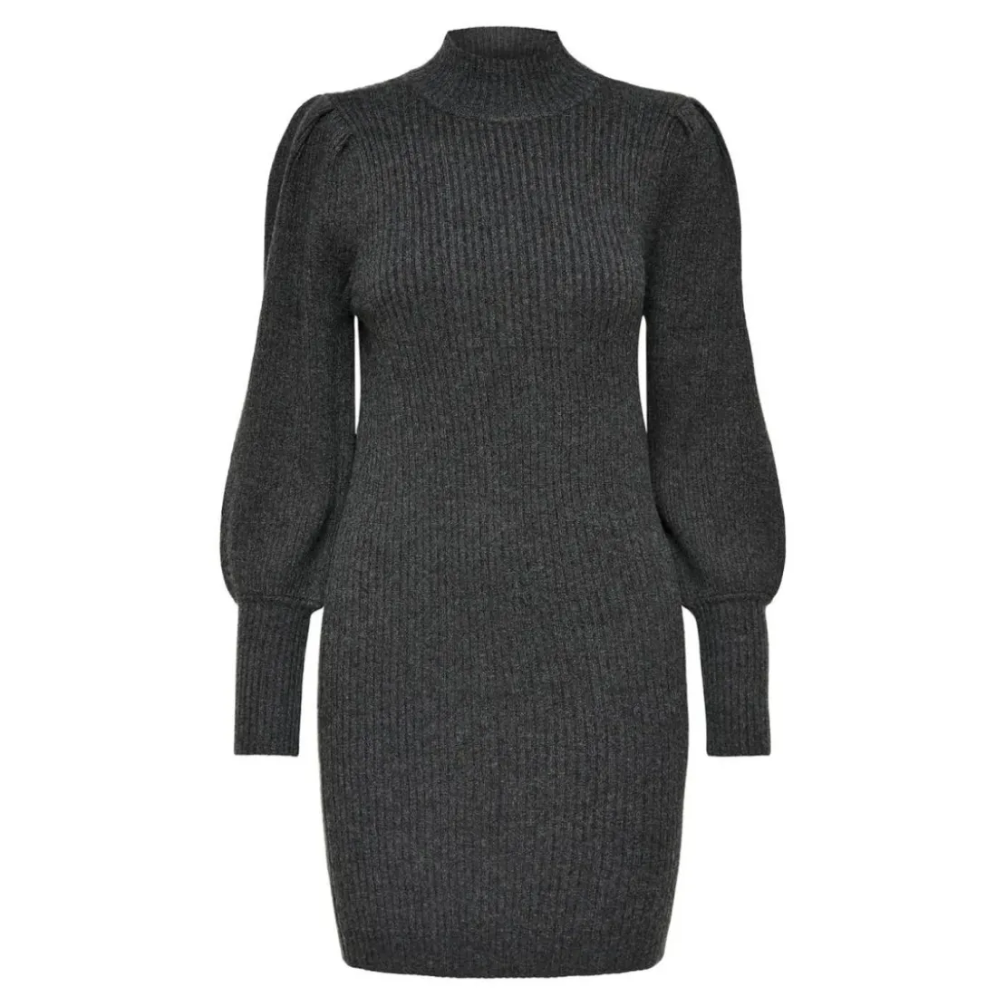 OnlyOnlkatia L/S Dress Knt Noos gris en viscose Sloan