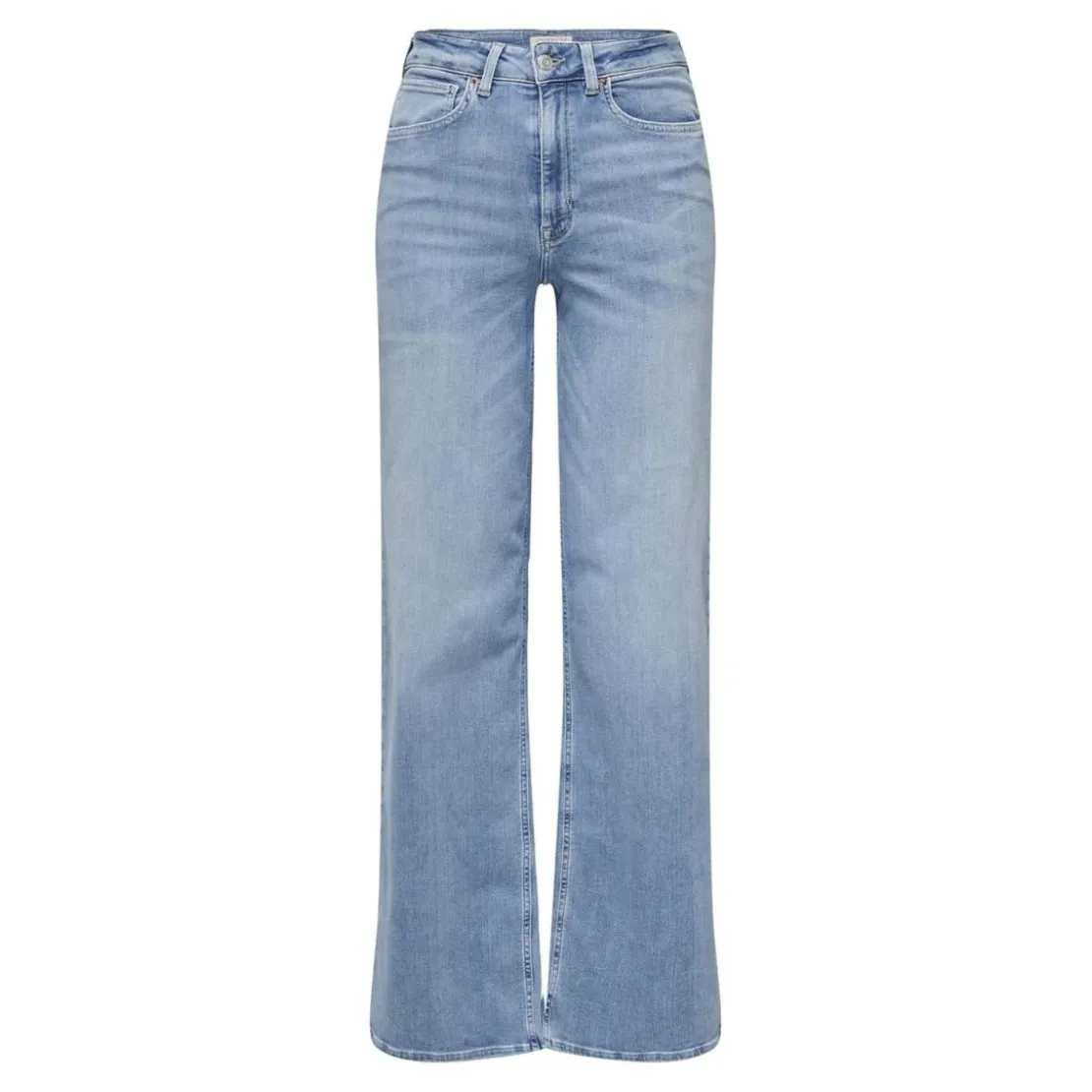 OnlyOnlmadison Blush Hw Wide Dnm Cro371 Noos bleu denim en coton Nora