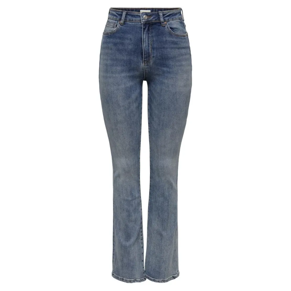 OnlyOnlmila Hw Flared Dnm Bj139 Noos bleu denim en coton Isa